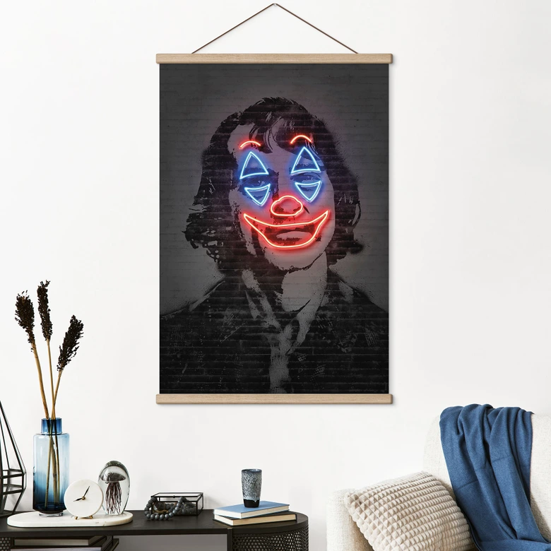 Textielposter Joker - Mielu 