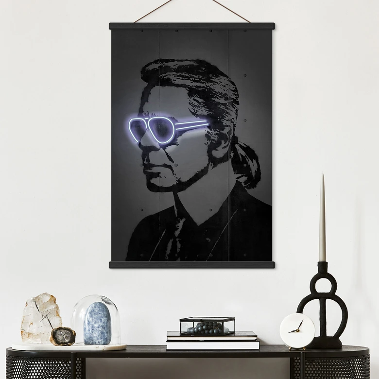 Affiche textile Karl Lagerfeld - Mielu 