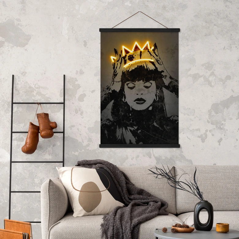 Textielposter Rihanna - Mielu 