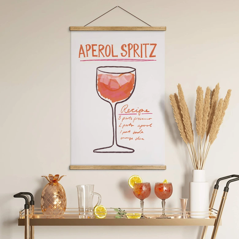 Stoffbild für die Küche - Fritsch - Aperol Spritz 