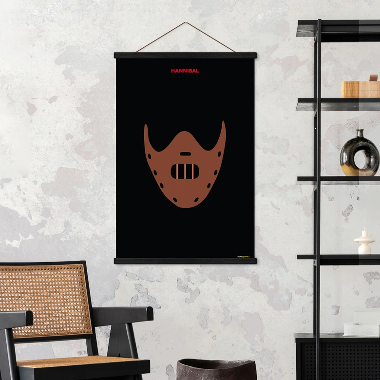 Affiche textile Inspiré du film "Hannibal" - Gomes 