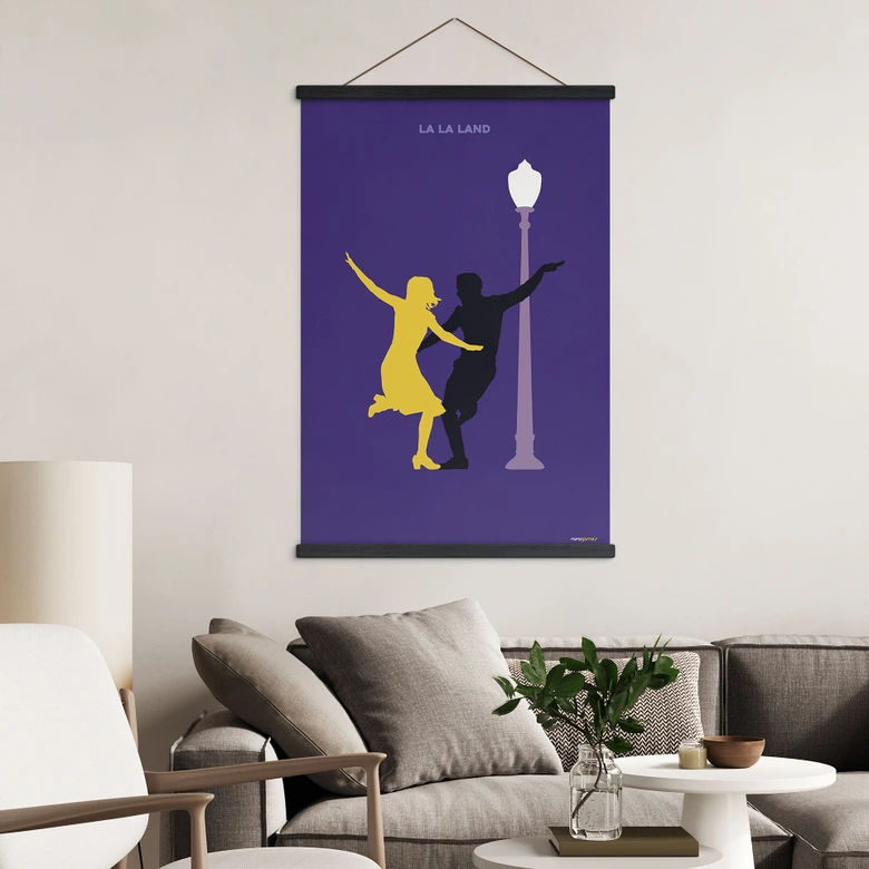 Textil poster inspirerad av filmen "La La Land" - Gomes 