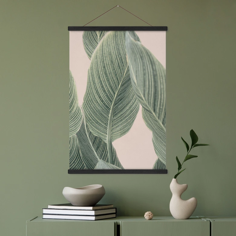 Obraz tkaniny rośliny kalatei - Sisi & Seb 