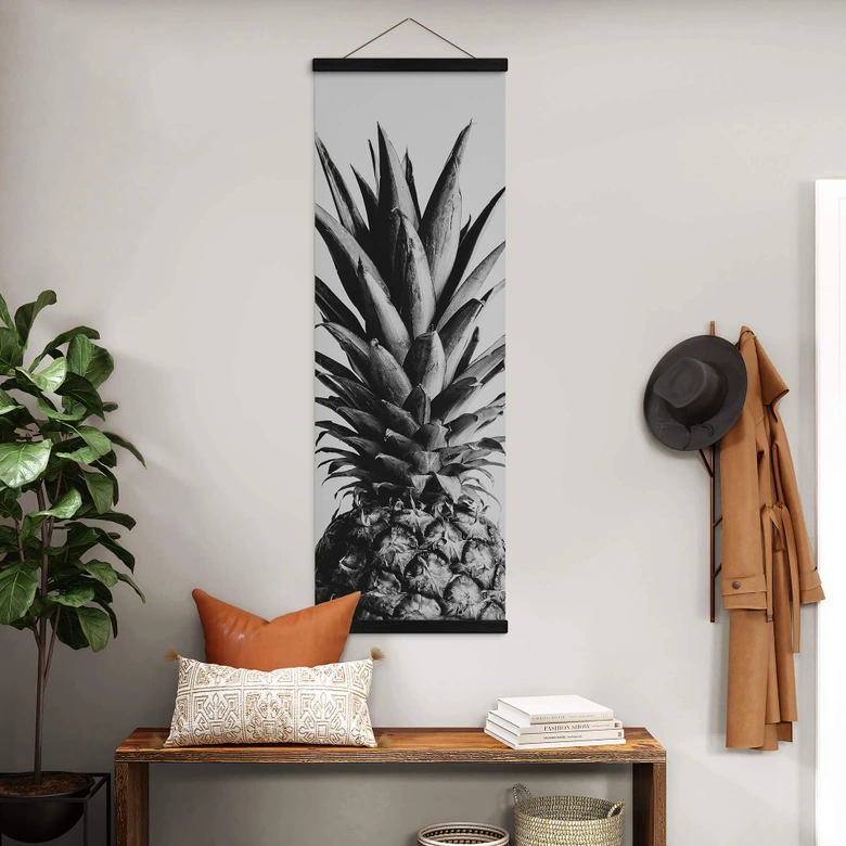Stoffbild 1X Studio - Ananas - Panorama 
