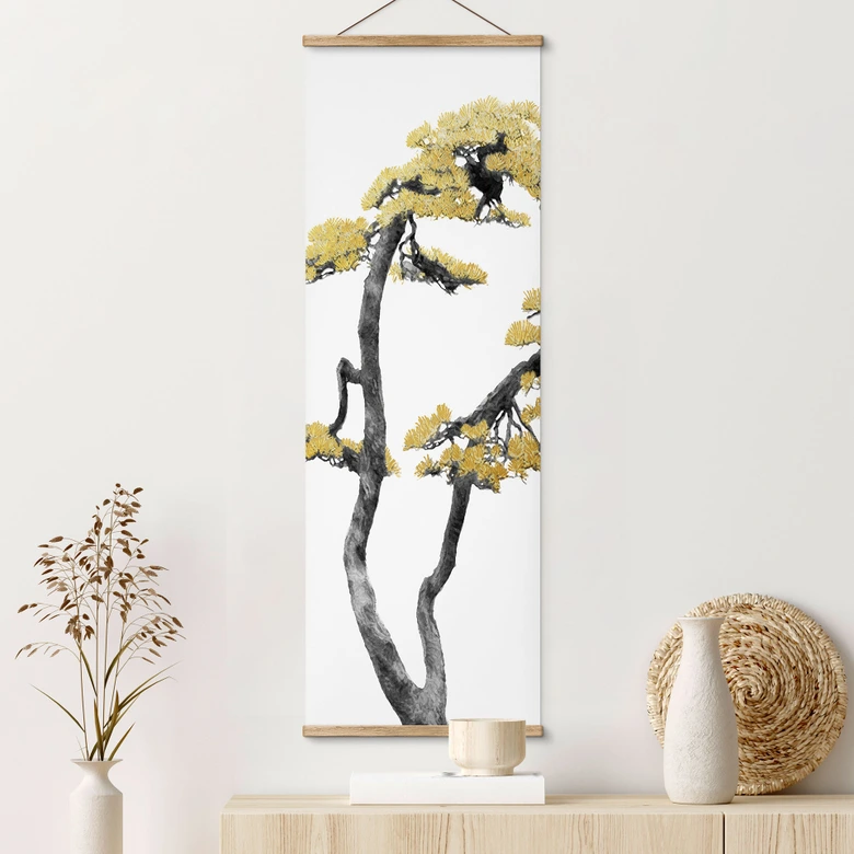 Textielposter Amini - Bonsai 