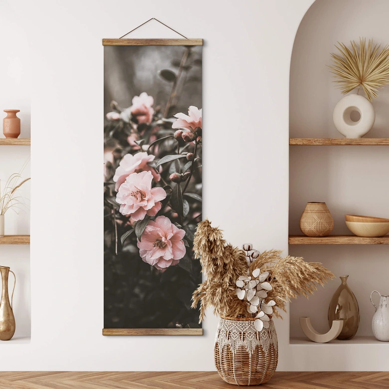 Textielposter Annie - Rozenstruik 