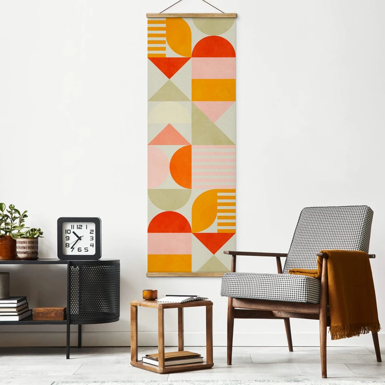 Stoffbild Bauhaus Fun Pastell - Bré 