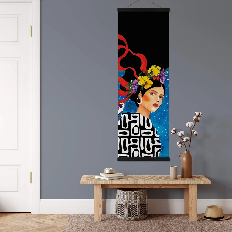 Leinwand, Banner, Stoffbild Hülya - Zusammen - Panorama 