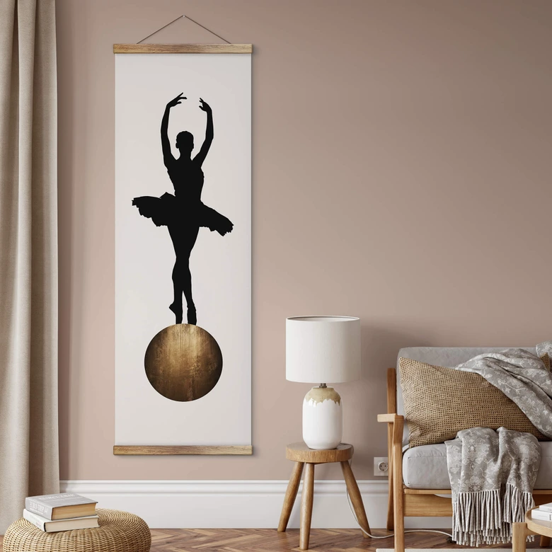 Cubistika Textil poster - Prima Ballerina - Panorama 