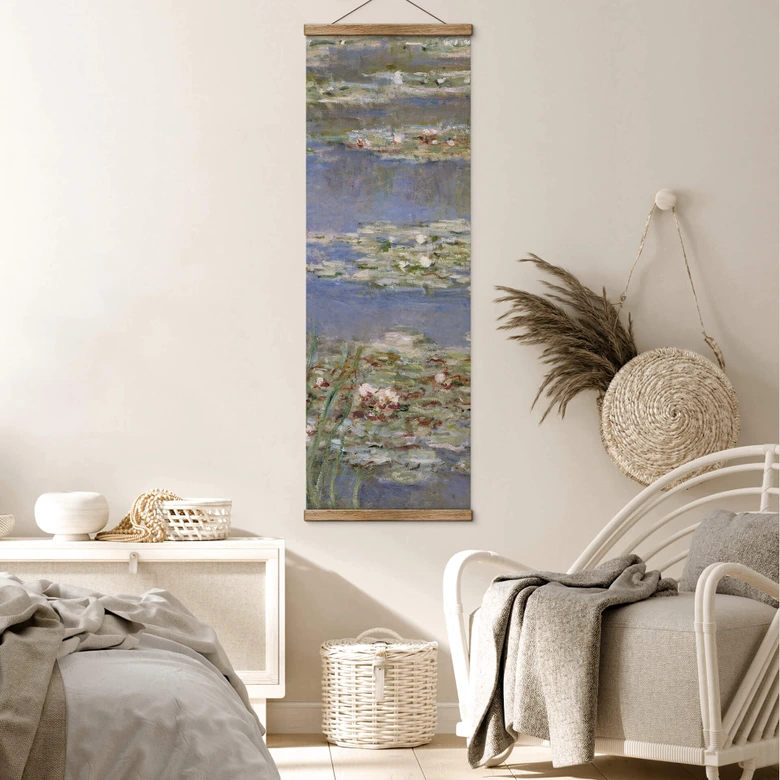 Stoffbild Monet - Seerosen 1905 - Panorama 