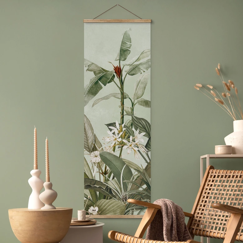 Póster de tela botánica tropical - UN Designs - Panorama 