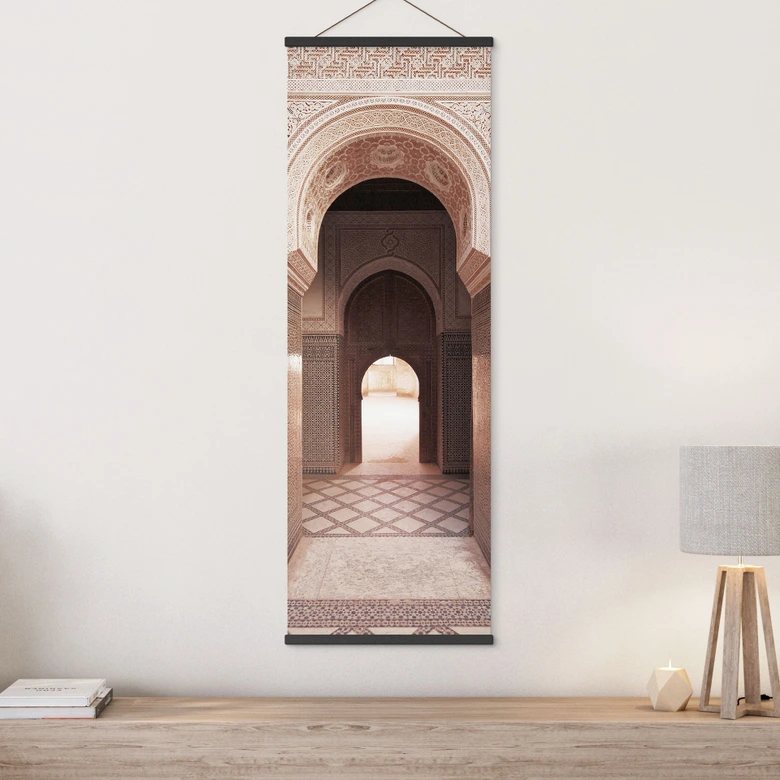 Stoffbilder Orientalisches Tor mit Mosaiken - Sisi & Seb - Panorama 