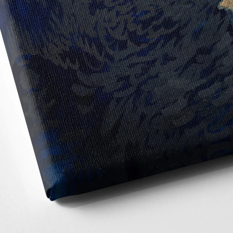 Canvas Landschap met Waterval 