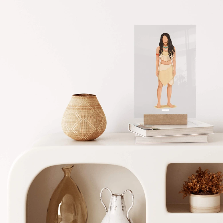 Tischaufsteller Tohmé - Pocahontas 