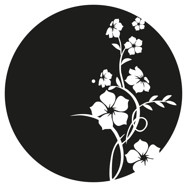 Muursticker Jade met Klok 