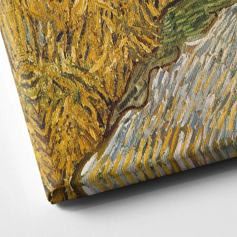 Leinwandbild van Gogh - Landstraße mit Zypresse und Stern 
