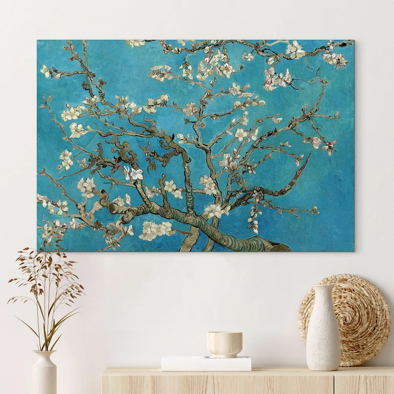 Wandbild van Gogh - Mandelblüte - Alu-Dibond 