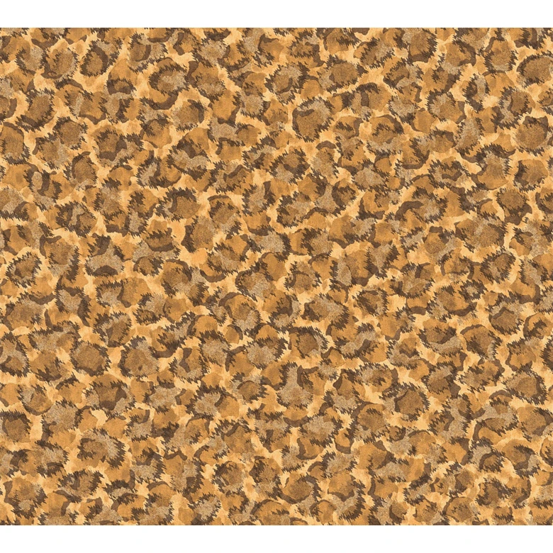 Versace wallpaper Vliestapete Vasmara Leopardentapete braun, orange, bronze 