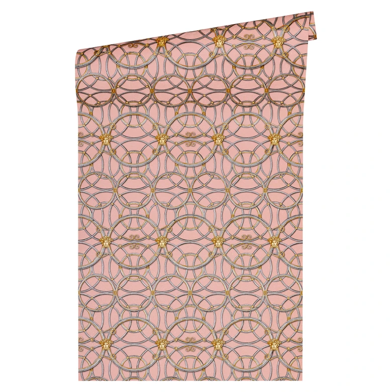 Versace Papier peint de designer -  argent, or 