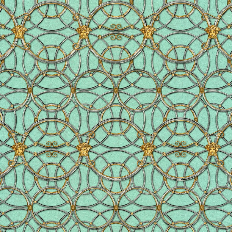 Versace Scala del Palazzo wallpaper metallic 