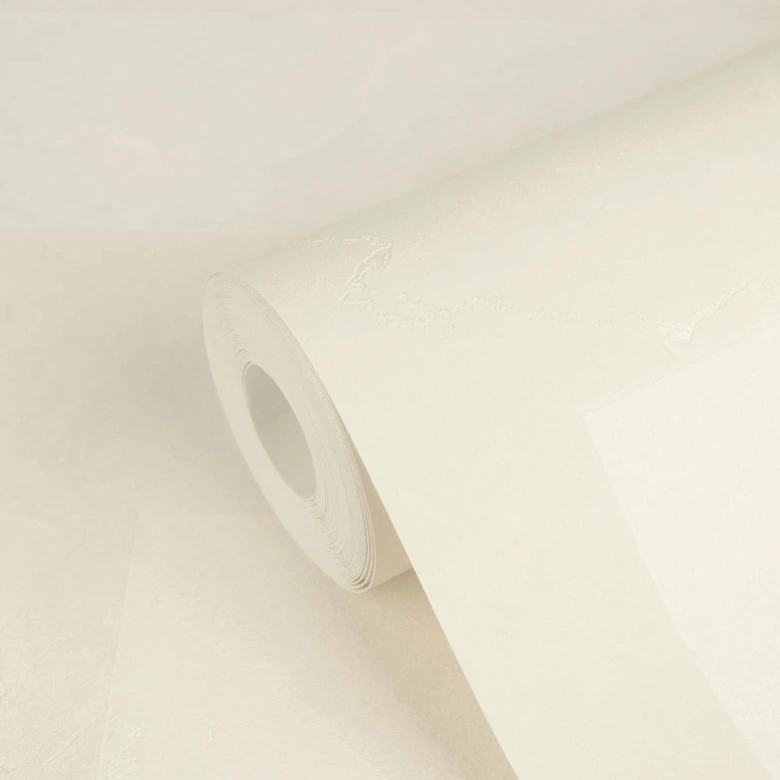 Versace non-woven wallpaper Greek meander graphic cream gray marble look modern luxurious 