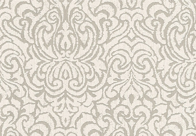 Architects Paper Textiltapete Tessuto Barocktapete mit Ornamenten beige, creme 