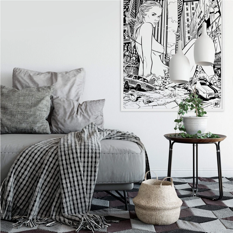 Wallprint Drawstore - Desaster Pin Up Plants 