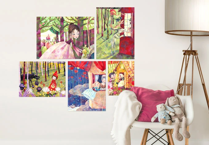 Wallprint Blanz - Hänsel und Gretel 