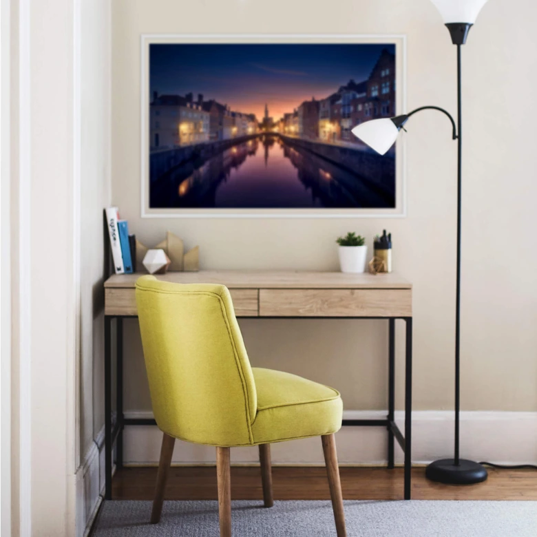Wallprint García - Sunset in Brugge 