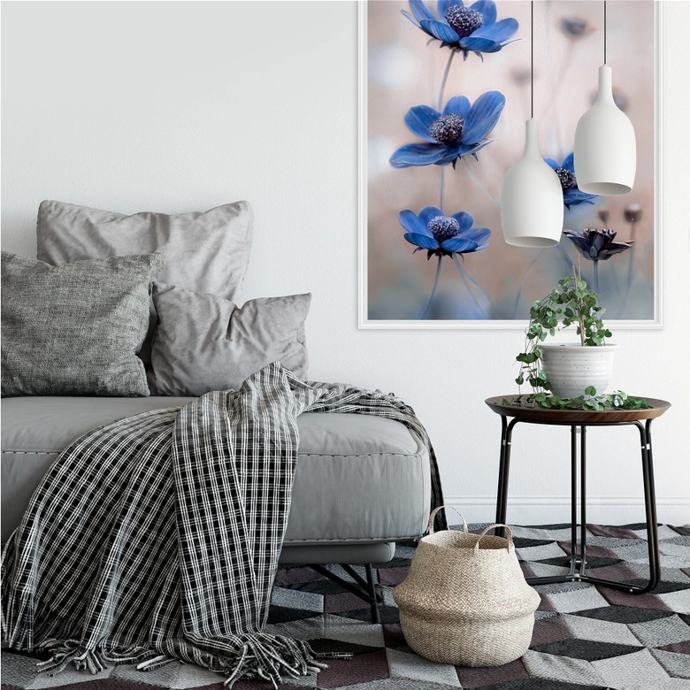 Wallprint Disher - Blue Cosmos 