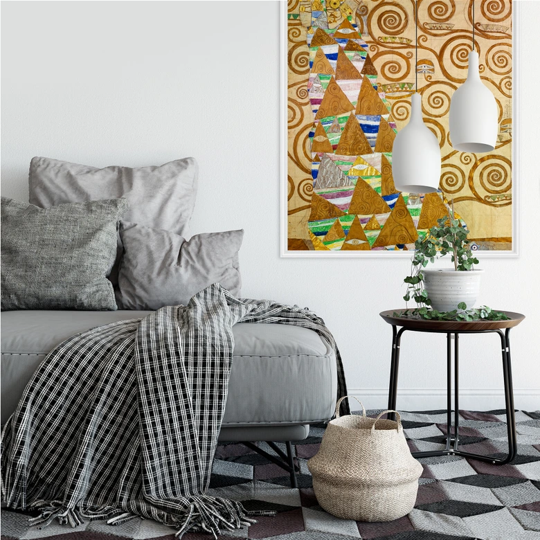 Wallprint - Klimt - Die Erwartung 