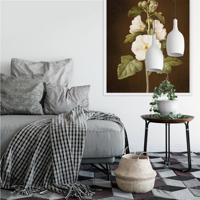Wallprint - Dietzsch - Stockrose 