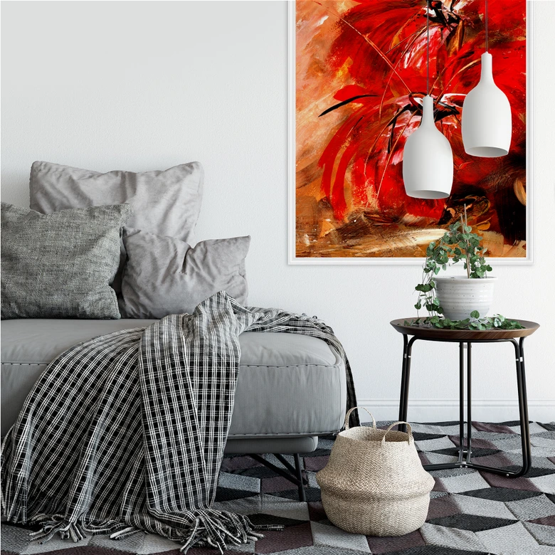 Wallprint - Niksic - Feuerblumen 