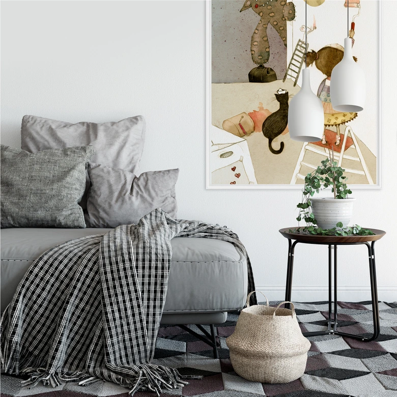 Wallprint Loske - Zuhause 