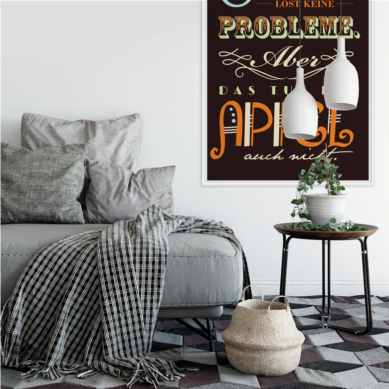 Wallprint Schokolade löst keine Probleme 