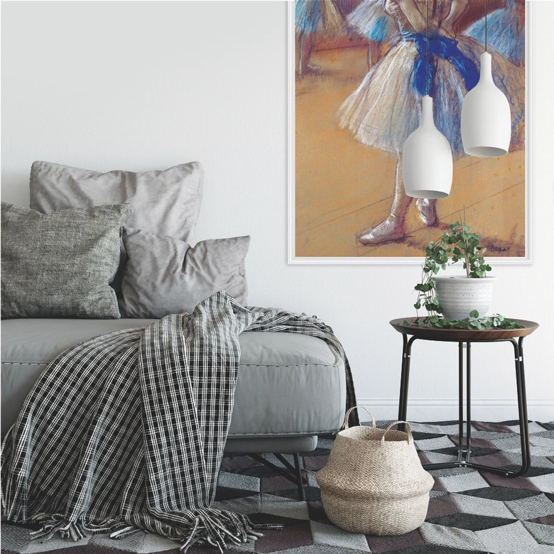 Wallprint Degas - Tänzerin beim Binden der Schleife 