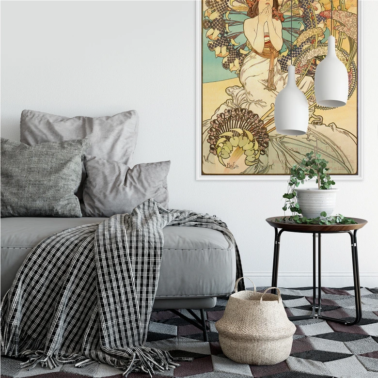 Wallprint Mucha - Plakat für die Eisenbahngesellschaft 