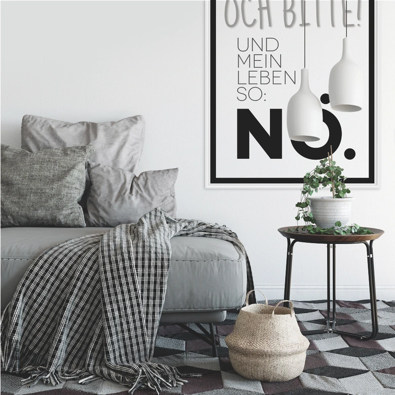 Wallprint Und mein Leben so... 
