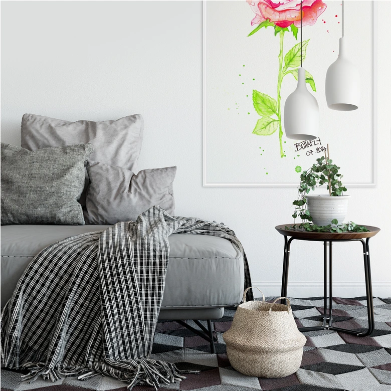 Wallprint Buttafly - Rose 