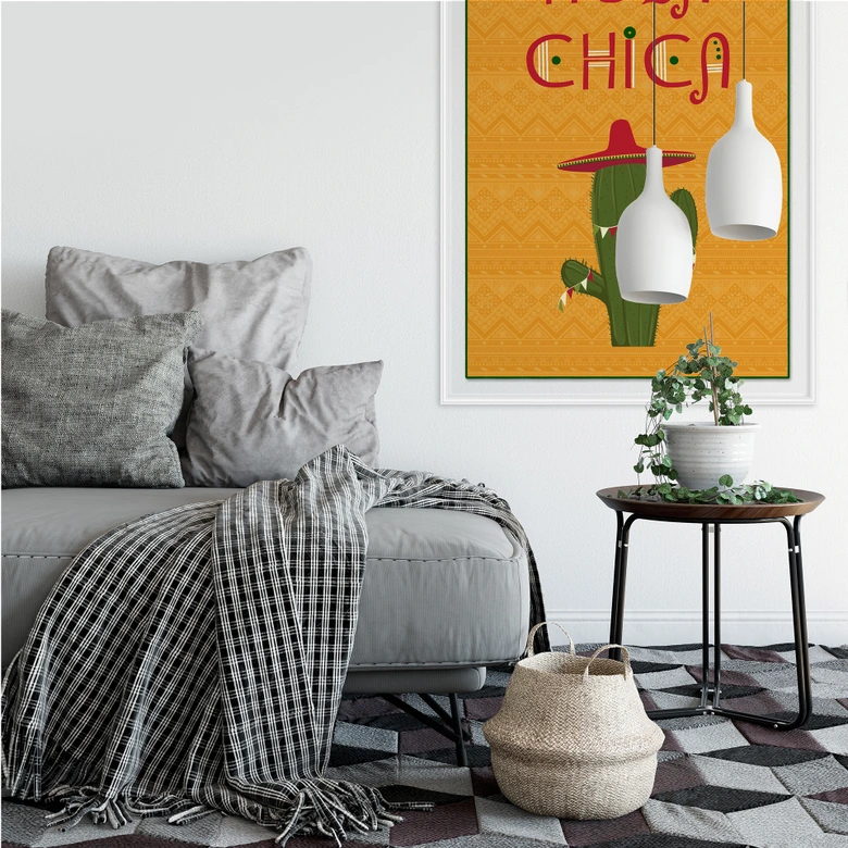 Wallprint Hola Chica 
