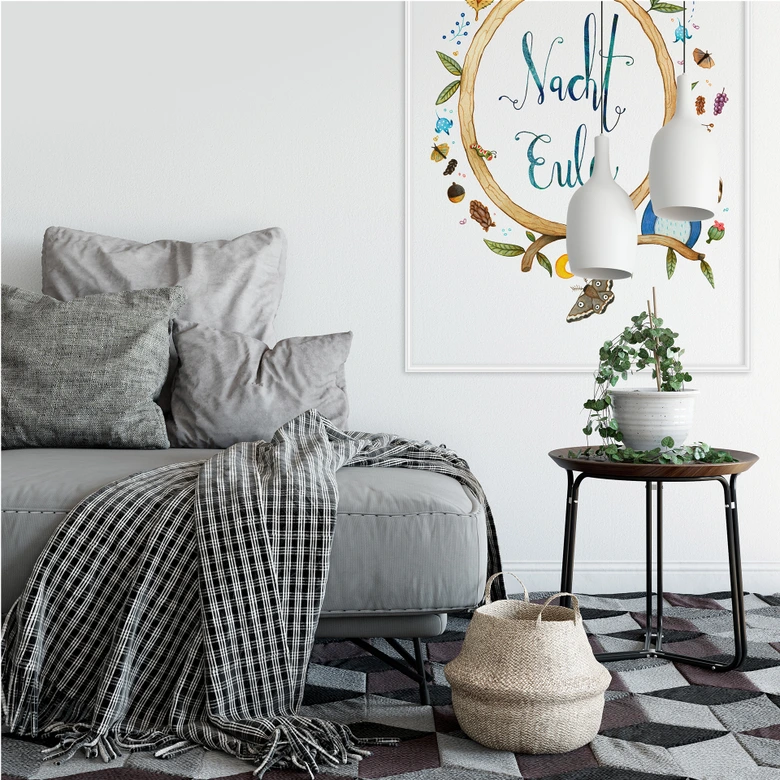 Wallprint Loske - Nachteule 