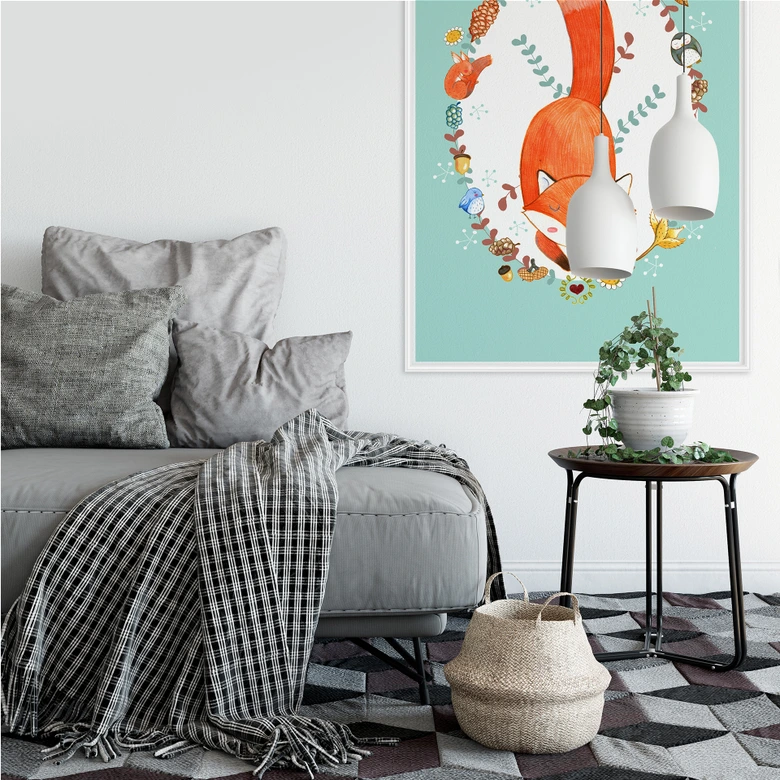 Wallprint Loske - Schlafender Wald 