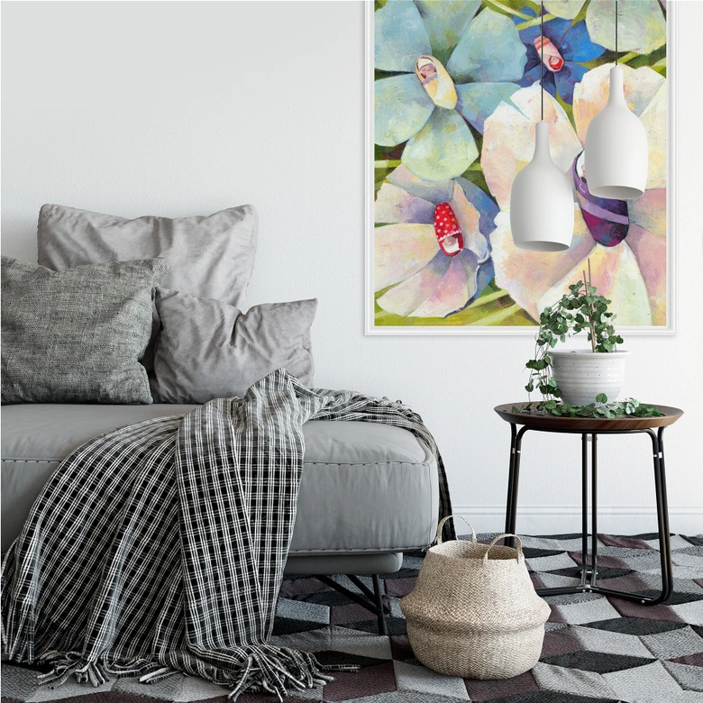 Wallprint Blanz - Blütenbabies 