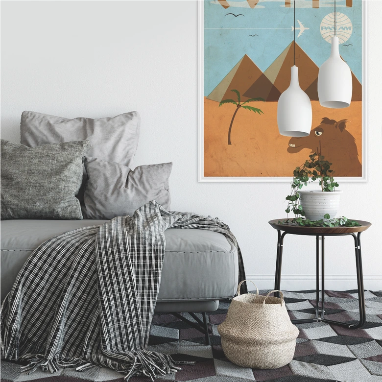 Wallprint PAN AM - Fly to Egypt 