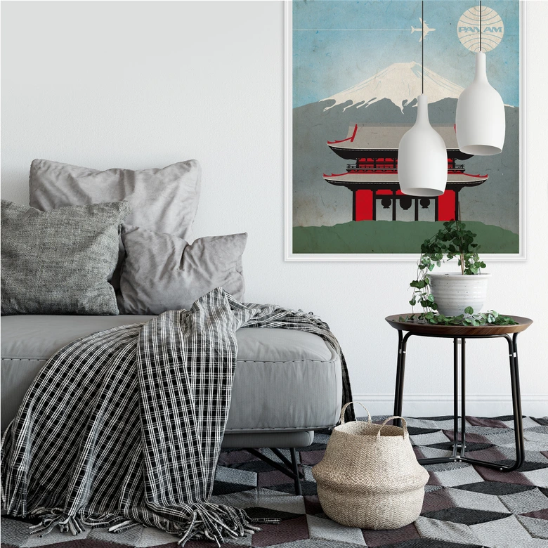 Wallprint PAN AM - Fly to Tokyo 