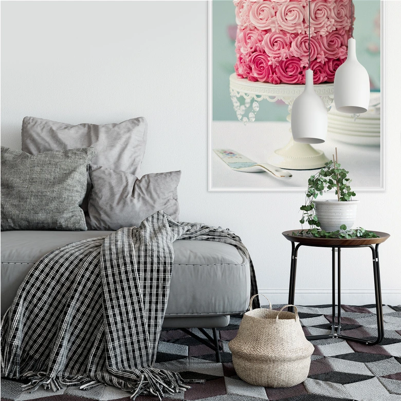 Wallprint - Rosentorte 