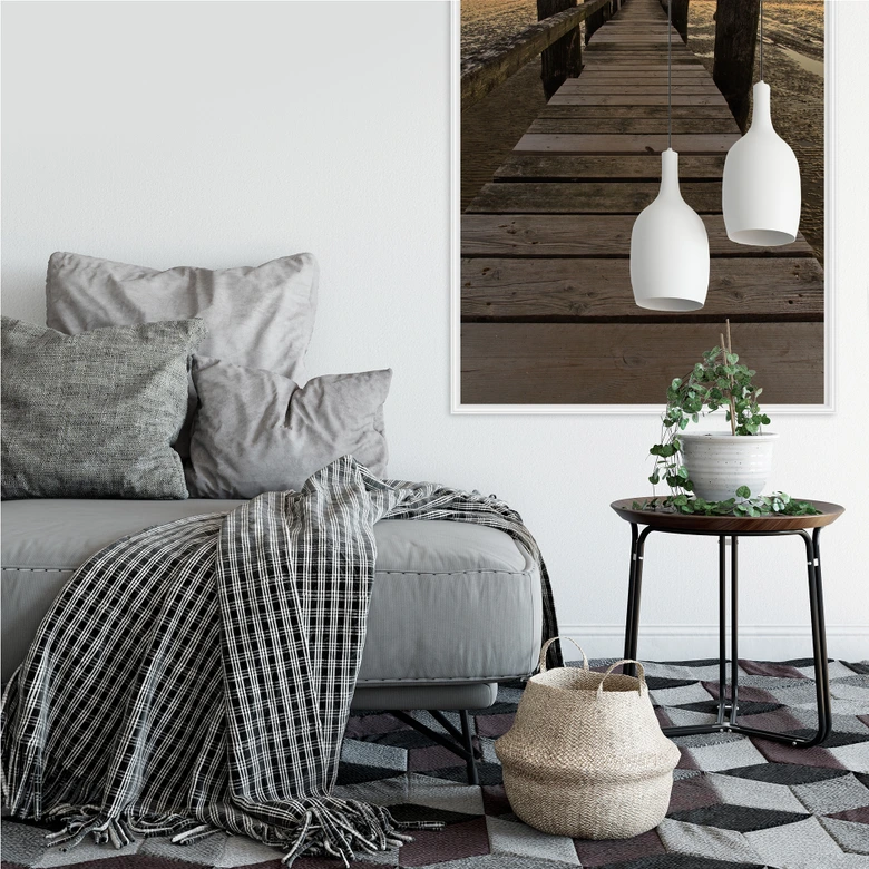 Wallprint - Steg im Wattenmeer 