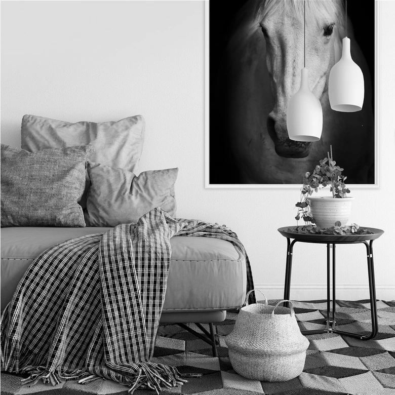 Wallprint - White Horse 