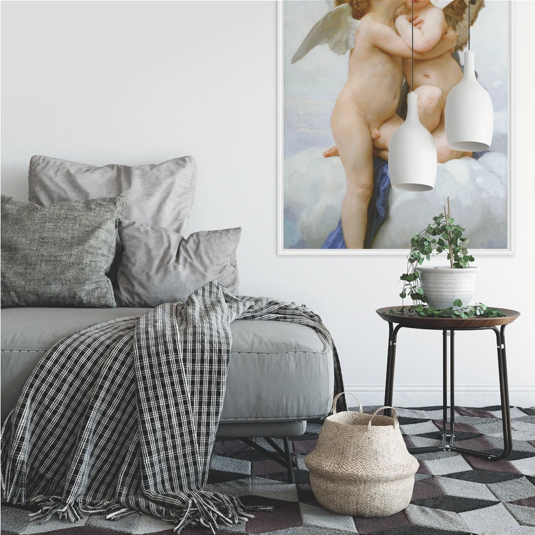 Wallprint - Bouguereau - Der erste Kuss 