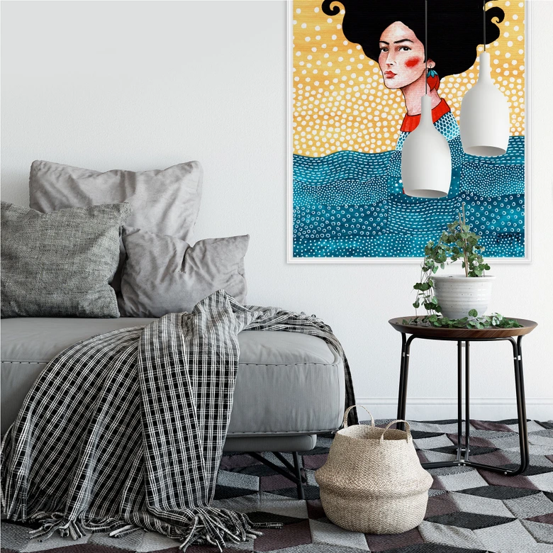 Wallprint Hülya - Drüber und Drunter 